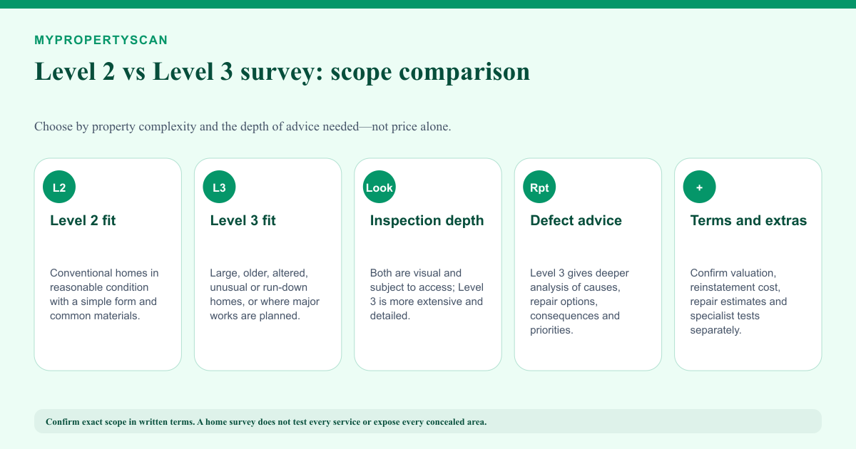 Level 2 vs Level 3 Survey: Which Do You Need?